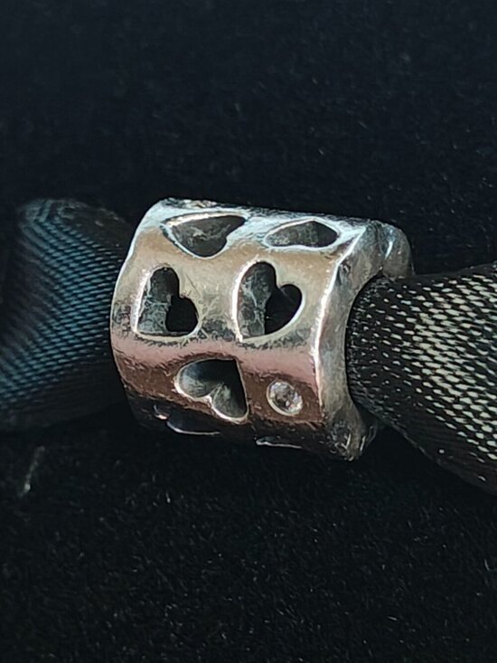 Pandora Jewelry - Authentic Pandora Tunnel of Love Charm – 790275CZ Sterling Silver (Retired)